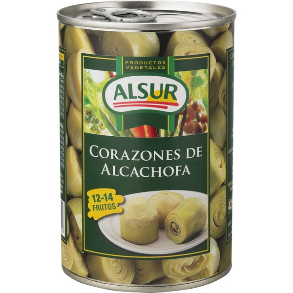 Alcachofa Alsur Entera lata 500 240 gr. 6-8 piezas