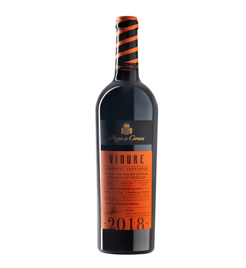 Pago de Cirsus Vidure Edicion Especial 2018 75 cl. D.O. Navarra