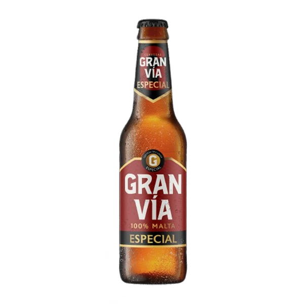 Cerveza Gran Via Especial Tercios 24 u. 5,6º