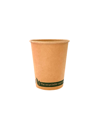Vaso cartón 7 onzas 50u. Take Away con Tapa Asturiana