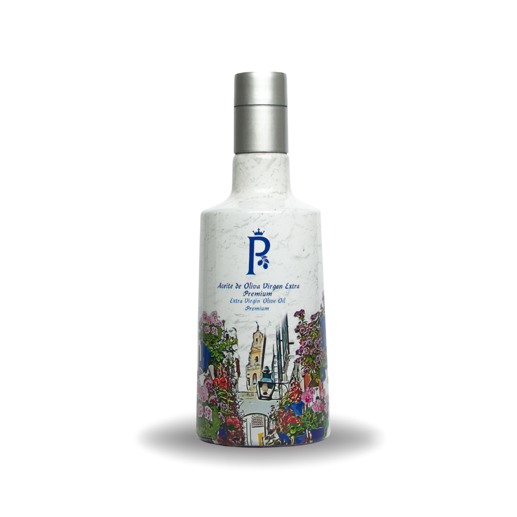 Aceite O.V.E. Palacios Gutierrez cristal 500 ml. Opaca Patios