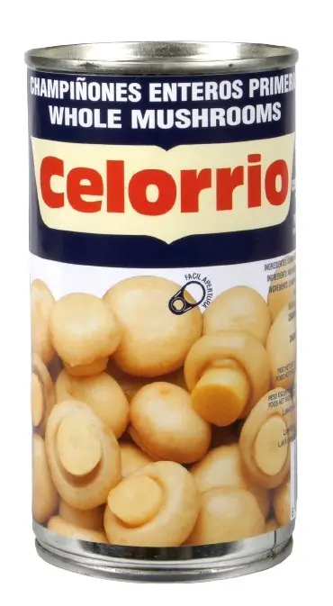 Champiñón Entero 1ª Lata 500 gr. Celorrio