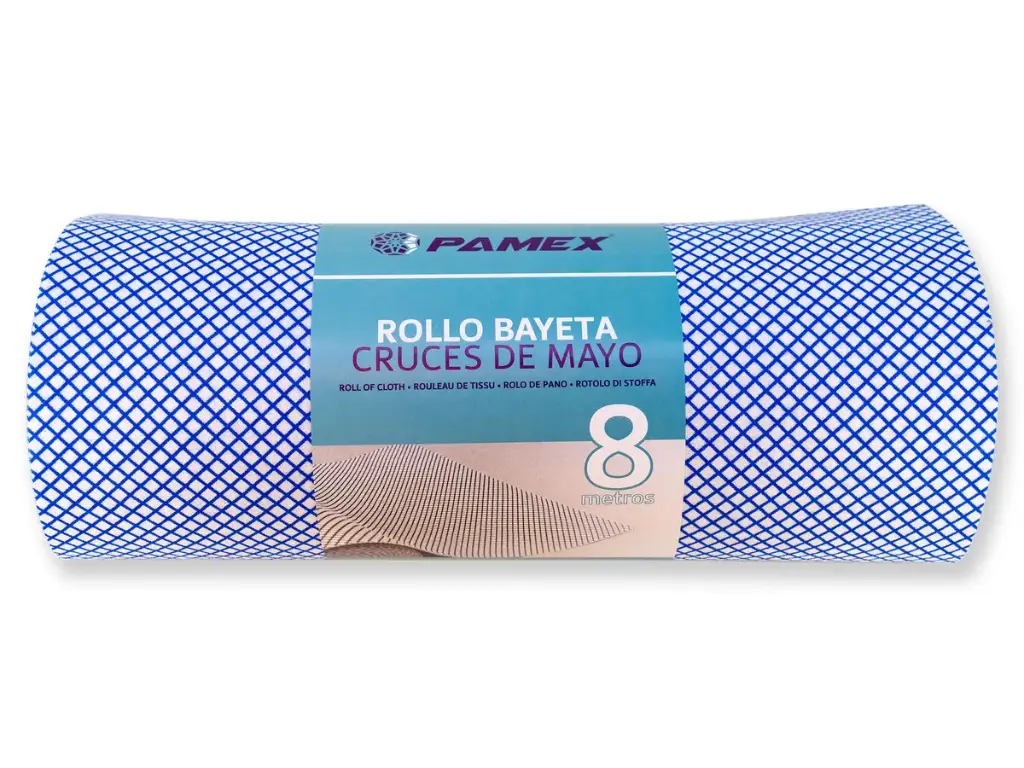 Bayeta Rollo Cruces 8 m. Precortado 36x40