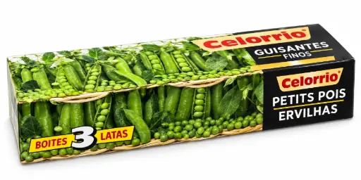 Guisantes pack-3x212 gr. 2ª Celorrio