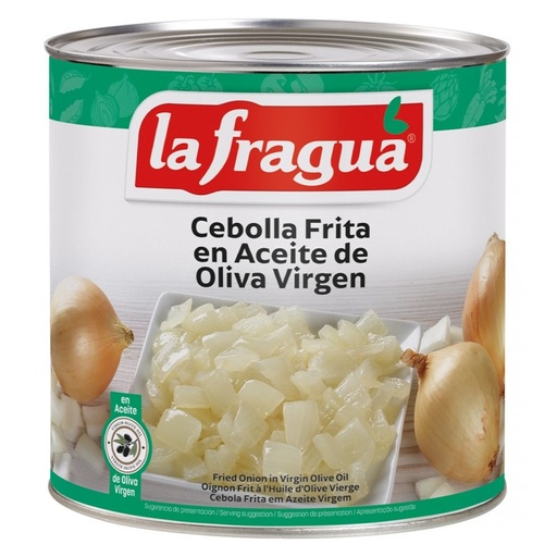 Cebolla Frita en Oliva Virgen Extra lata 3 kg. La Fragua