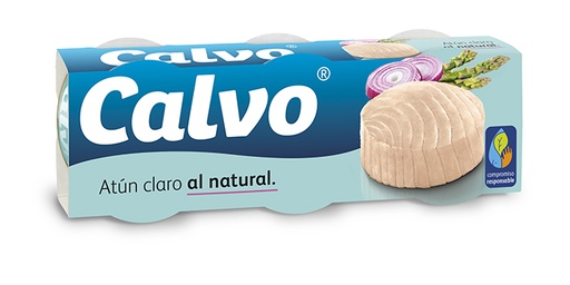 Atún Calvo Claro Girasol pack-3x52 gr.