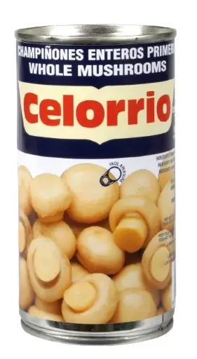 Champiñón Entero 1ª Lata 500 gr. Celorrio