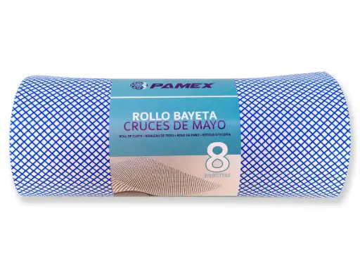Bayeta Rollo Cruces 8 m. Precortado 36x40